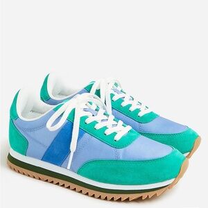 J.Crew trainers in colorblock size 10